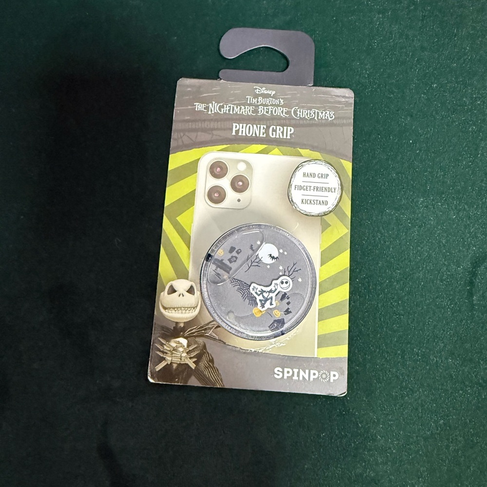Disney Nightmare Before Christmas Black Phone Grip